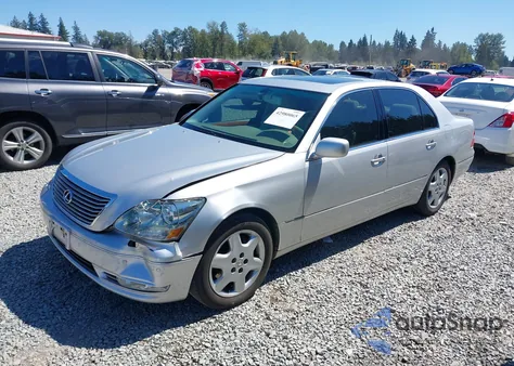 2004 Lexus Ls 430 from USA, damaged, VIN JTHBN36F140123852